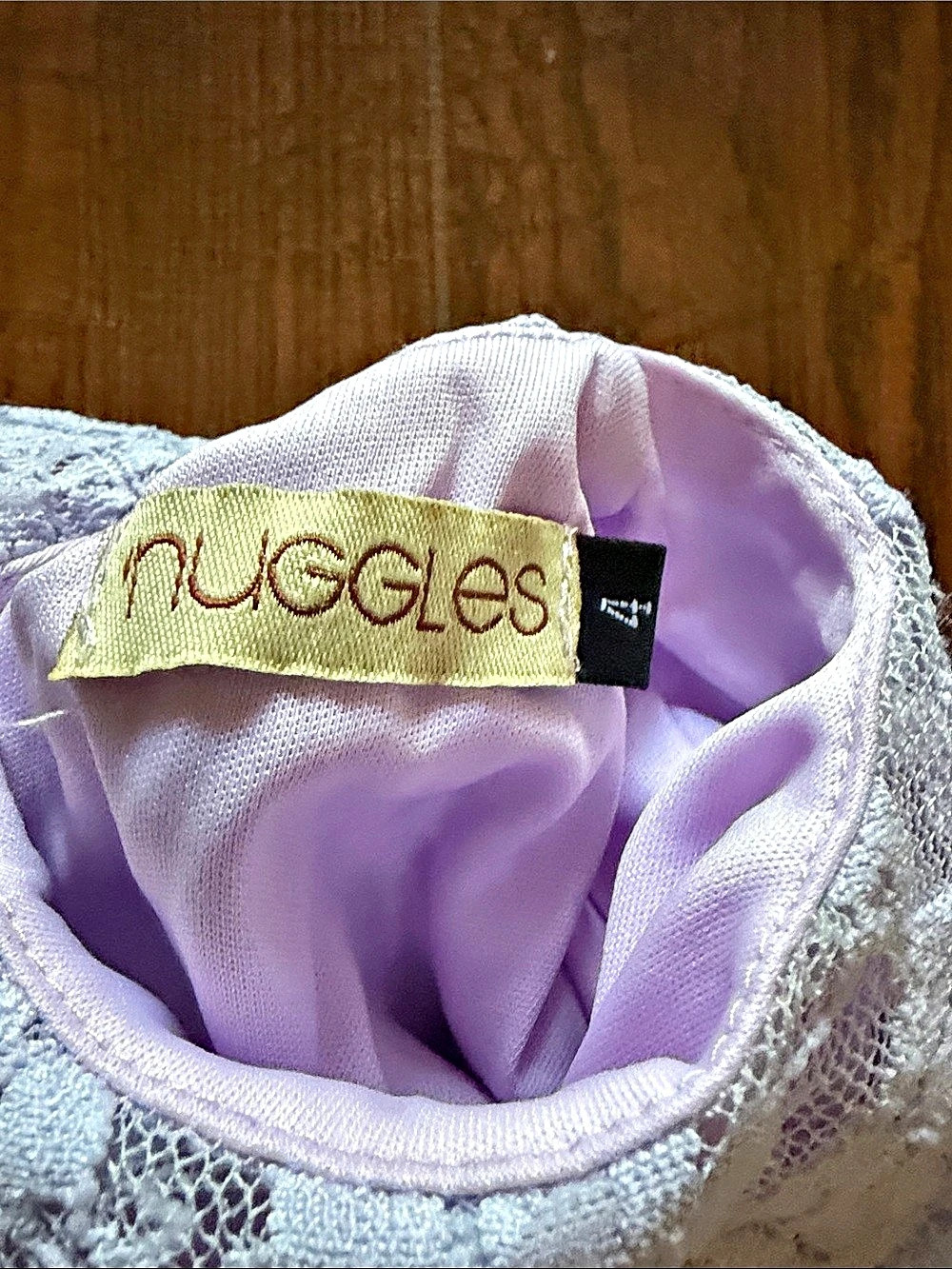 Nuggles girls Floral Lace Ruffle Dress size 4 - Picture 2 of 2